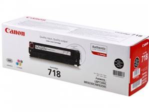 Toner CANON 718 Black - Prix Cartouche Toner Noir CANON