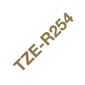 TZE-R254 - Ruban Tissu BROTHER - 24mm de large - Or/Blanc