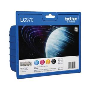 BROTHER LC-970VALBP (LC970VALBP) - Pack x 4 Encres Couleur