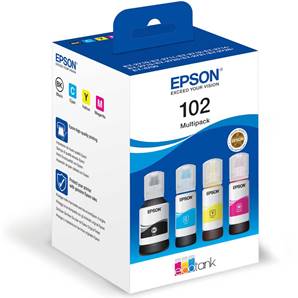 EPSON 102 (C13T03R640) - Multipack 4 recharges d'encre couleur