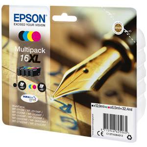 EPSON 16XL (C13T16364012) - Pack x 4 Encres Couleur