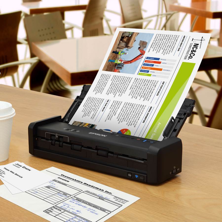 Scanner Compact Epson WorkForce DS-360W (B11B242401)