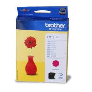 BROTHER LC-121M (LC121M) - Cartouche Encre Magenta
