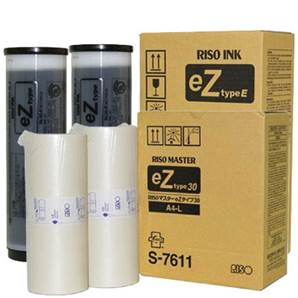 RISO S-7612/S-7611 - Pack - Encre/Masters A4