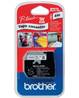 MK-231SBZ - Ruban Continu BROTHER - 12mm de large - Noir/Blanc