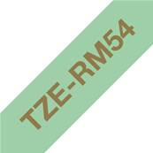 TZE-RM54 - Ruban Tissu BROTHER - 24mm de large - Or/Vert menthe