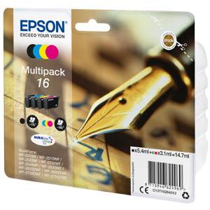EPSON 16 (C13T16264012) - Pack x 4 Encres Couleur