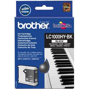 BROTHER LC-1000HYBK - Cartouche Encre - noire - 900 pages