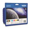 BROTHER LC-900VALBP - Pack x 4 Encres - Noir/Cyan/Magenta/Jaune - 400 pages