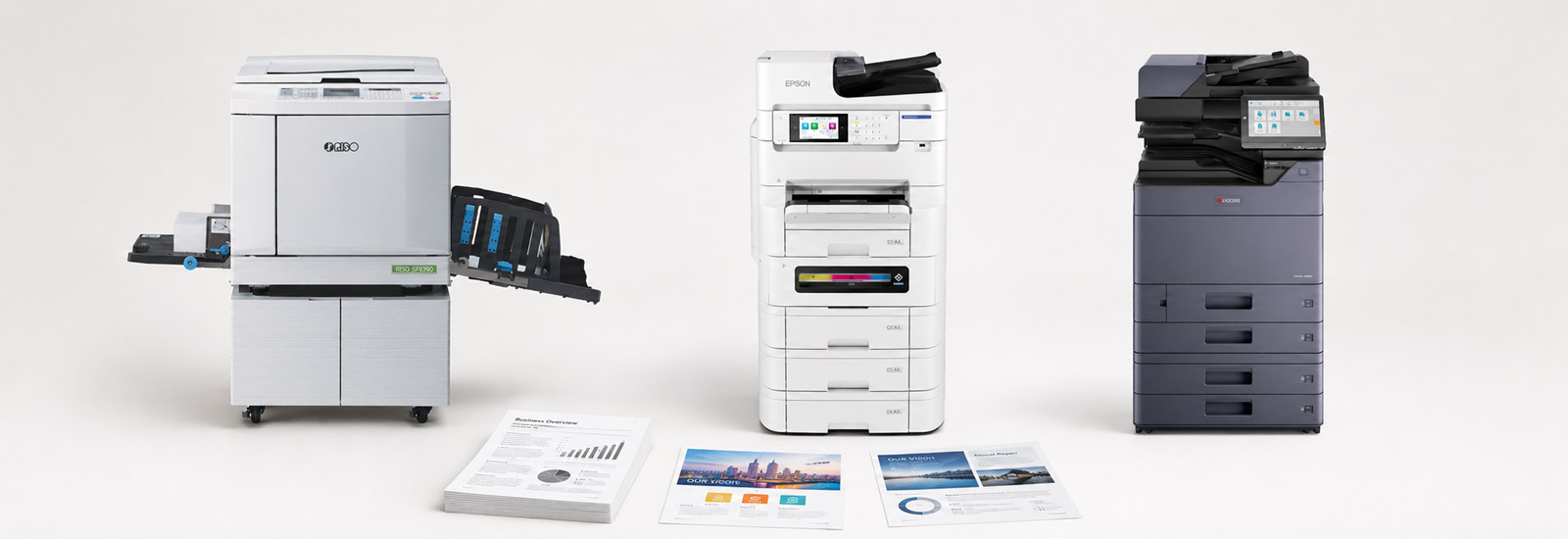 Comparer RISO, laser et jet d&rsquo;encre pour choisir une solution d&rsquo;impression professionnelle