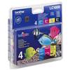 BROTHER LC-1000VALBP (LC1000VALBP) - Pack x 4 Encres Couleur