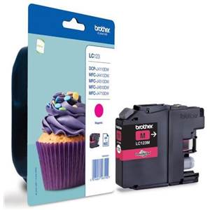 BROTHER LC-123M (LC123M) - Cartouche Encre Magenta