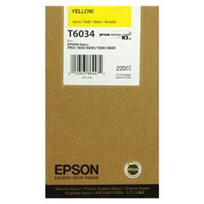EPSON T6034 - Cartouche Encre Jaune - 220 - ml