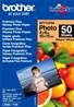 BROTHER BP71GP50 - Papier Photo Brillant - 100x150 mm