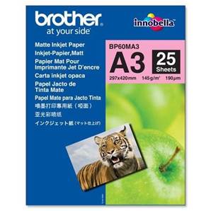 BROTHER BP60MA3 (BP60MA3) - Papier Mat 25 Feuilles A3