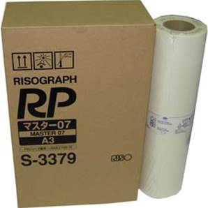 RISO S-3379 - Boîte 2 rouleaux - 400 Masters - Format A3