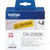 DK-22606 - Ruban Continu BROTHER - 62mm de large - Noir/Jaune