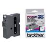 TX-251 - Ruban Continu BROTHER - 24mm de large - Noir/Blanc