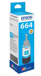 EPSON 664 (C13T664240) - Recharge Encre Cyan