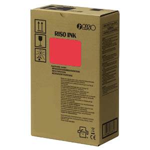 RISO S-8187E - Pack 2 cartouches d'encre Rouge Cardinal (Crimson)