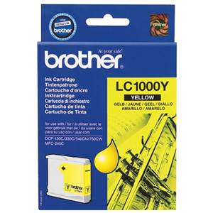 BROTHER LC-1000Y (LC1000Y) - Cartouche Encre Jaune