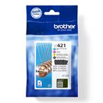 BROTHER LC421VAL - Pack 4 cartouches d'encre