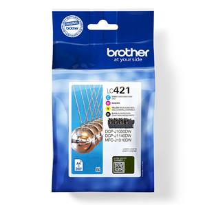 BROTHER LC421VAL - Pack 4 cartouches d'encre