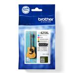 BROTHER LC421XLVAL - Pack 4 cartouches d'encre