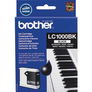 BROTHER LC-1000BKBP (LC1000BKBP) - Cartouche Encre Noire
