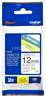 TX-231 - Ruban Continu BROTHER - 12mm de large - Noir/Blanc