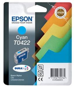 EPSON T0422 - Cartouche Encre - Cyan